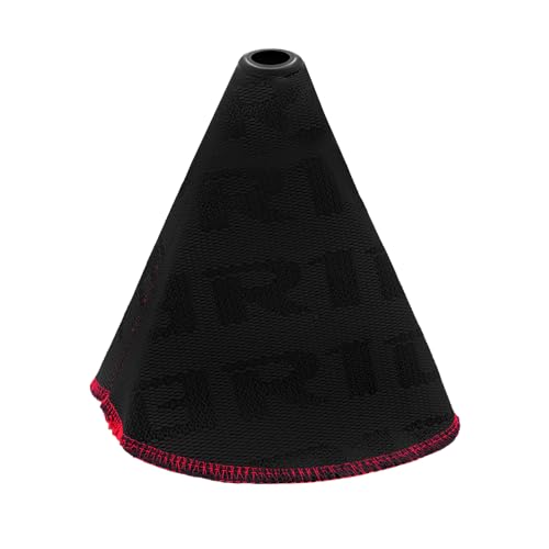 Car Shift Knob Dust Cover, Shift Boot Cover, Hyper Fabric Manual/Automatic Shifter Shift Boot Cover, Gear Shift Knob Cover for Protection & Decor, Universal Car Accessories (Black) - color: Black