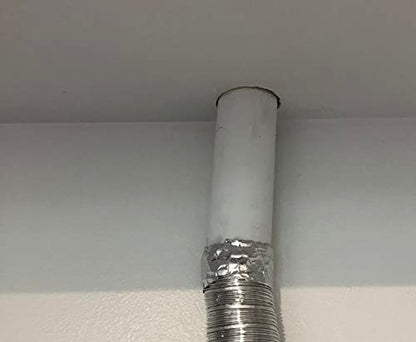Sliver 3 inch x 65 feet Thickness 4.0 mil/0.1mm Aluminum Foil Tape Aluminum Air Duct Tape Professional Adhesive Aluminum Foil Tape for HVAC Pipe Repairs or More