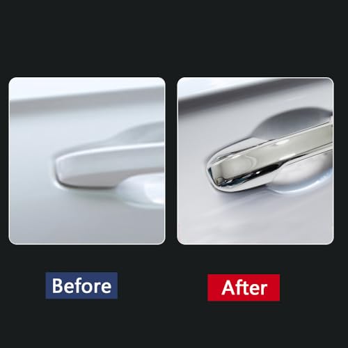 Car Accessories Exterior Door Handle Cover Trim Without Smart Holes Compatible with Honda CR-V CRV 2023 2024 2025 2026 (Chrome) 4PCS ABS - color: Chrome