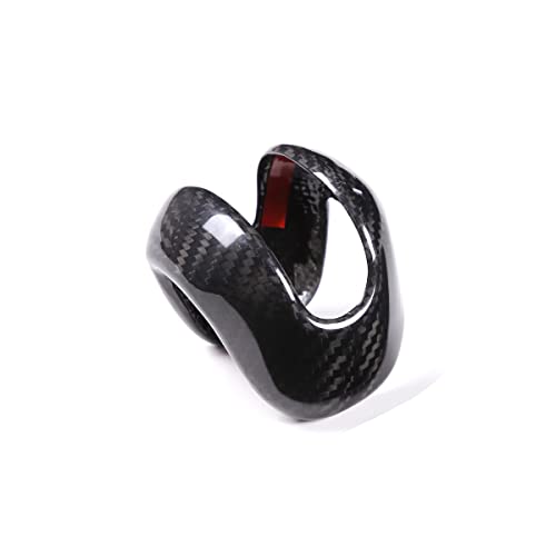 Fit for Porsche Macan 2022-2023 Center Console Gear Shift Head Knob Decorative Cover Real Carbon Fiber Interior Trim Accessories