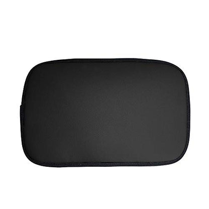 FH Group Faux Leather Center Console Armrest Cushion, Luxury Seat Box Cover Protector fits Most Cars, SUVs, and Trucks Black - color: Black, style: Console Cover (Plain)