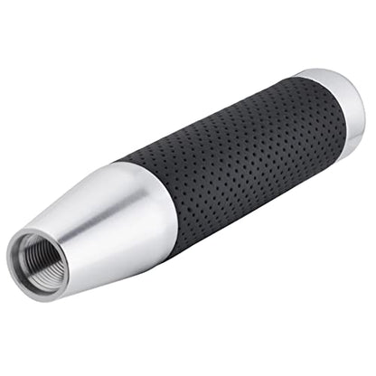 Abfer Tall Shift Knob Weighted Gear Stick Shifter Knob Car Long Shifting Lever Replace Extension Fit Most Manual Automatic Transmission Vehicle, Silver - color: silver-1