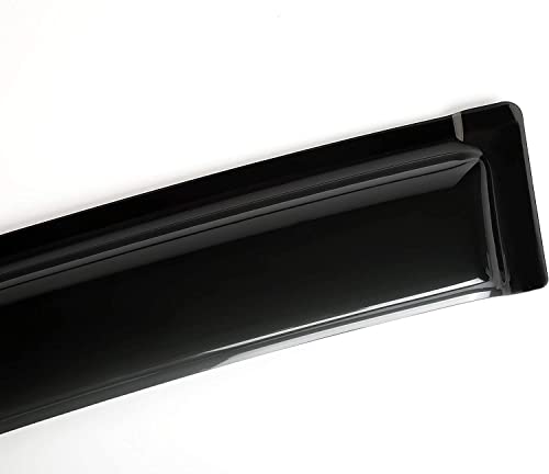 Rainproof Side Window Wind Deflectors for Mercedes-Benz C-Class W204 2008-2014, Tape-on Sun Rain Guard Sets,Nice Looking Window Visors for Cars,Vent Deflector for C-Class W204 2008-2014 MB31 - size: C-CLASS W204 2008-2014