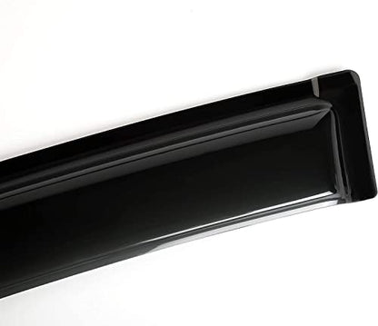 Rainproof Side Window Wind Deflectors for Mercedes-Benz C-Class W204 2008-2014, Tape-on Sun Rain Guard Sets,Nice Looking Window Visors for Cars,Vent Deflector for C-Class W204 2008-2014 MB31 - size: C-CLASS W204 2008-2014