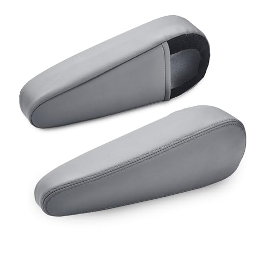 KBH Car Seat Armrest Cover for Lexus GX470 2003 2004 2005 2006 2007 2008 2009, Arm Rest Protector with Elastic Opening, Vinyl Leather Interior Accessories, 1 Pair, Dark Gray - color: Dark Gray