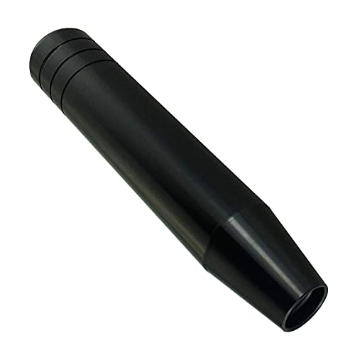 Abfer Black Shift Knob Weighted Car Gear Stick Shifter Extension Long Shifting Lever Handle Fit Most Manual Automatic Transmission Vehicle - color: Black