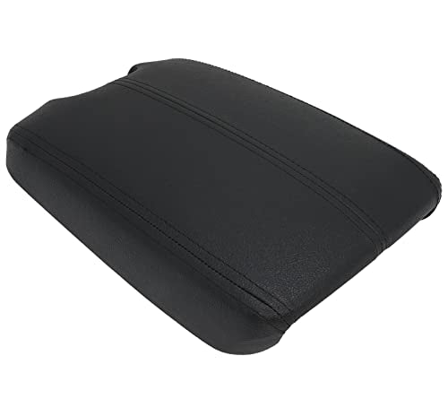 Center Console Cover for Honda Accord 2008 2009 2010 2011 2012, Black Leather Suture Console Armrest Lid Replacement for 2008-2012 Honda Accord Center Console Cover by KAKO