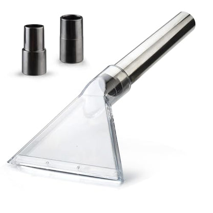 Universal Clear Vacuum Extraction Accessory Compatible with All Shop Vac Extractor with 1-7/8", 1-1/4" Adapters Wet Dry Vacuum Cleaner Attachments for Upholstery Carpet Cleaning Car Detailing - size: Large