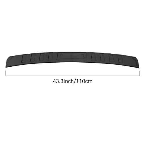 Rear Bumper Protector Guard Accessory Trim Cover Scratch Resistant Trunk Door Entry Guards Compatible with Highlander 2015 2016 2017 2018 2019 2020 - color: Highlander 2015-2020