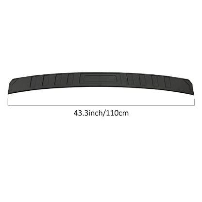 Rear Bumper Protector Guard Accessory Trim Cover Scratch Resistant Trunk Door Entry Guards Compatible with Highlander 2015 2016 2017 2018 2019 2020 - color: Highlander 2015-2020