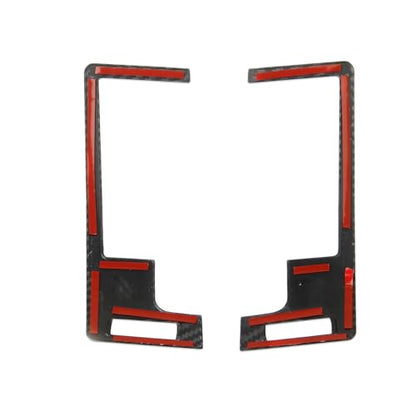 Carbon Fiber Style Center Console Dashboard Air Outlet AC Vent Cover Trim Accessories for Nissan 350Z