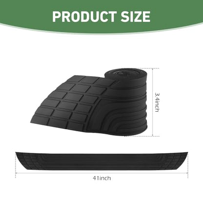 Car Trunk Edge Protector Strip, Self-Adhesive Rubber Trunk Edge Guard, Scratch-Resistant Cut-to-Fit Tailgate Sill Protector, Universal for Most Cars, SUVs & Trucks