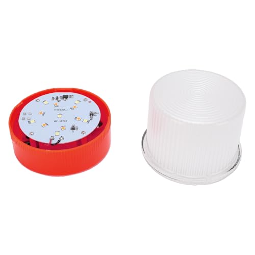 Magnetic Wireless Warning Light Portable Flashing Emergency Safety Warning Light for Trucks Vehicles Car IP67 Water Proof (Red White) - color: Red White