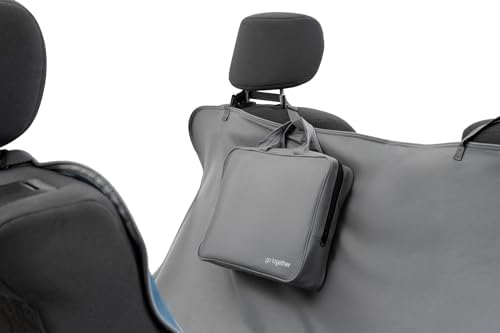Kurgo Rover Hammock - Dog Seat Mat - Waterproof Cover - Dog Bench Shield - Machine Washable - 63" Wide - Charcoal Grey - color: Charcoal Grey, size: 63" Wide, style: Hammock