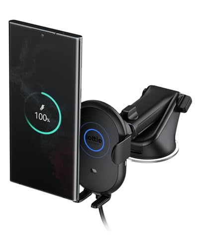 iOttie Auto Sense 2 Dash & Windshield Car Phone Holder with Qi Wireless Charging – Auto Clamping Phone Mount & Charger for iPhone, Google Pixel, Samsung Galaxy, Huawei, LG (Adapter Not Included) - style: Dash & Windshield