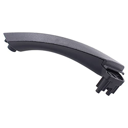 NewYall Black Interior Door Panel Handle Pull with Outer Trim Cover for BMW E90 E91 E92 E93 3 Series 320 323 325 328 330 335 Rear Left and Front Rear Right Side - color: Black