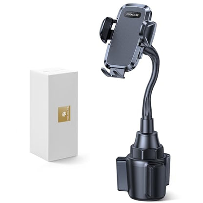 Miracase Cup Holder Phone Mount - Universal Gooseneck Adjustable Car Cell Phone Mount for iPhone, Samsung, Google and All 4.0-7.2 inches Smartphones - style: Gooseneck