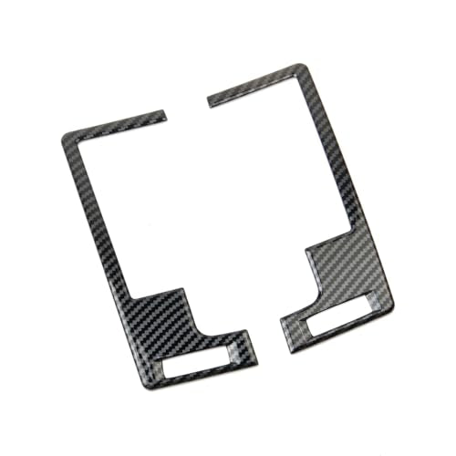 Carbon Fiber Style Center Console Dashboard Air Outlet AC Vent Cover Trim Accessories for Nissan 350Z
