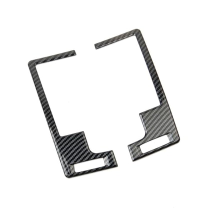 Carbon Fiber Style Center Console Dashboard Air Outlet AC Vent Cover Trim Accessories for Nissan 350Z