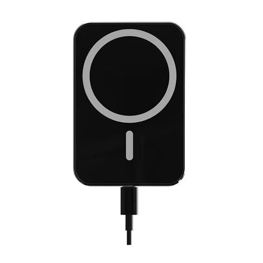 Magnetic Car Wireless Charger 15W Fast Charging, Powerful Magnetic Attraction, Black & White, Ideal for Drivers - color: Black, size: Square