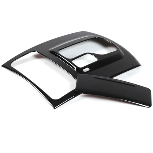 Gear Shift Panel Trim Cover Compatible with Infiniti G37 2009-2013, ABS Plastic Gear Shifter Console Anti-Scratch Frame Cover Accessories (Gloss Black) - color: gloss black