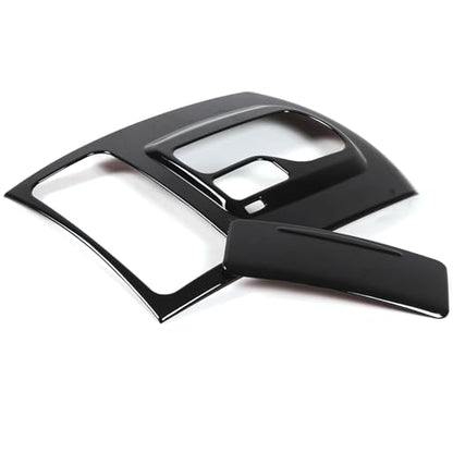 Gear Shift Panel Trim Cover Compatible with Infiniti G37 2009-2013, ABS Plastic Gear Shifter Console Anti-Scratch Frame Cover Accessories (Gloss Black) - color: gloss black