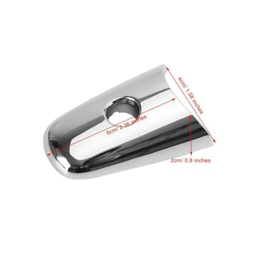 Front Car Exterior Door Handle Cover with Keyhole Outside Door Handle Escutcheon for Nissan Armada 2017-2020 Infiniti QX60