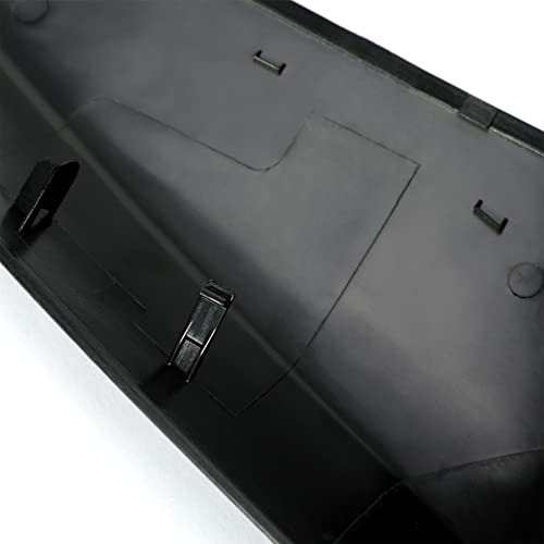 HECASA Mirror Cap Cover Pair Compatible with 2016-2024 Chevrolet Malibu Replacement for 84026841 84026842 Black ABS Plastic Mirror Housing Left & Right Side LH & RH Driver & Passenger Side - size: Driver & Passenger Side