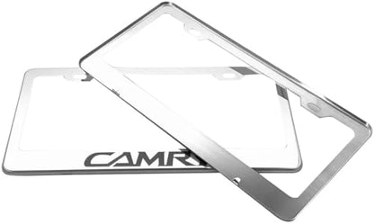 Chrome Sport License Plate Frame Compatible with Camry-Stainless Steel (1)