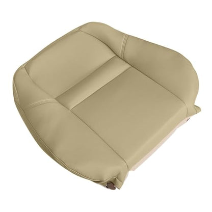 NLQR Front Driver & Passenger Side Bottom & Top Lean Back Replacement Seat Covers Tan Microfiber Leather Compatible with Honda CRV 2007 2008 2009 2010 2011 - color: Tan