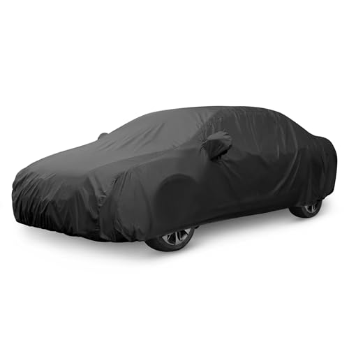 ACROPIX Car Cover Waterproof All Weather for Car, Full Car Cover Rain Sun Protection Universal Fit for Sedan 178''-185'' Car Parts