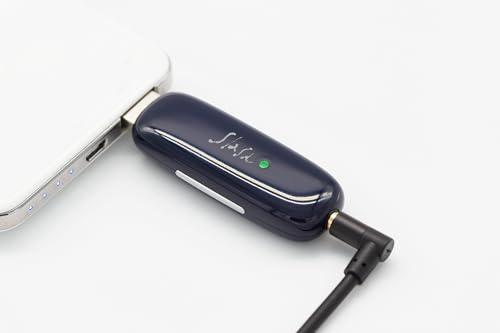Slash4 Hi-Fi Bluetooth DAC & Headphone Amp ESS Quad DAC ES9219, LDAC/aptX Adaptive, Optical Output, Upgrades Car/Home Audio to High-Res Studio Quality, Wireless Connectivity, USB Powered, Metal Navy