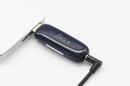 Slash4 Hi-Fi Bluetooth DAC & Headphone Amp ESS Quad DAC ES9219, LDAC/aptX Adaptive, Optical Output, Upgrades Car/Home Audio to High-Res Studio Quality, Wireless Connectivity, USB Powered, Metal Navy