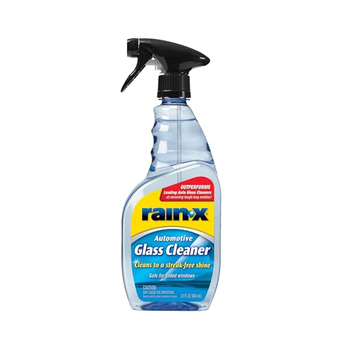 Rain-X RainX 630018 Glass Cleaner, Concentrated Streak-Free Formula for Car Windows, Windshield & Mirrors, Removes Bug Residue, Road Grime & Smoke Film - 23 Fl Oz