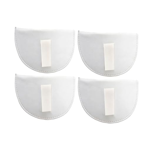 SZMUHLNY 2 Pairs Shoulder Pads for Women Clothes,No-Sewing Required Anti-Slip Detachable Reusable Soft Sponge Shoulder Pads for Men Blazer Clothes Sewing Accessories - color: 2 pack/White,White