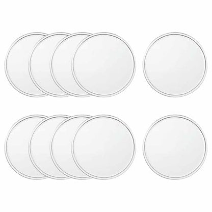 10 Pcs Round Anti-Slip Mat, 3.15" Diameter Phone Grip Pad Non-Slip Silicone Mat Anti-Skid Holder for Phone Keys Sunglasses Electronic Devices, Clear - color: Clear, size: 3.15"