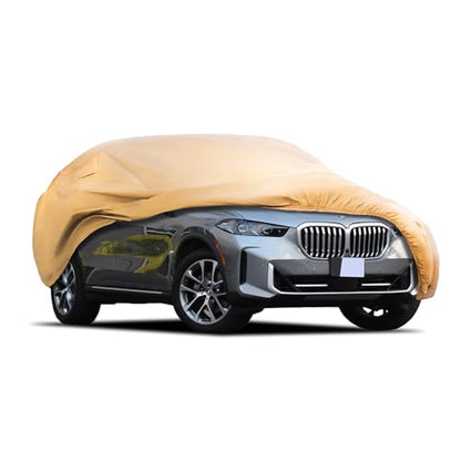 Heavy Duty Outdoor Car Cover Custom Fit for 2019-2026 BMW X5,Windproof All Weather Waterproof Sun Rain UV Dust Snow Protection Outdoor Car Covers - size: Custom Fit BMW X5