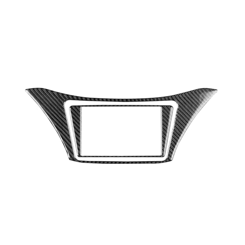 Car Center Console Navigation Display Trim Stickers Decals Compatible with Hyundai Genesis Coupe 2013 2014 2015 2016 Real Carbon Fiber Interior Accessories - color: Gps Screen