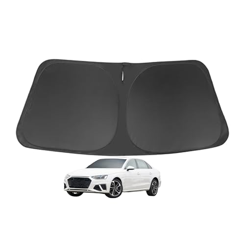 A4 A5 A6 S5 RS5 Custom Windshield Sun Shade for A4 A5 A6 S5 RS5 2018-2025 Front Window Sunshade Sun Visor 240T Shade Blocks UV Rays Car Accessories - size: A4 A5 A6 S5 RS5 1995-2025