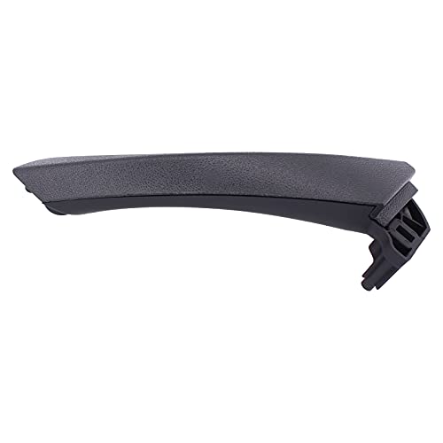 NewYall Black Interior Door Panel Handle Pull with Outer Trim Cover for BMW E90 E91 E92 E93 3 Series 320 323 325 328 330 335 Rear Left and Front Rear Right Side - color: Black