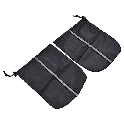 Car Mirror Covers, Waterproof Winter Side Mirror Protectors with Reflective Strips Easy Installation Universal Fit 13x10.6 inches Polyester Taffeta for SUV Minivan Truck Snow Ice Protection
