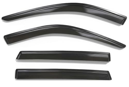 2020-2025 Tape-on Rain Guards for Kia Telluride Side Window Deflector Visors LX S EX SX X-Line X-pro Prestige Durable Tinted Vent Shade 2021 2022 2023 2024 - size: For Kia Telluride 2020-2025