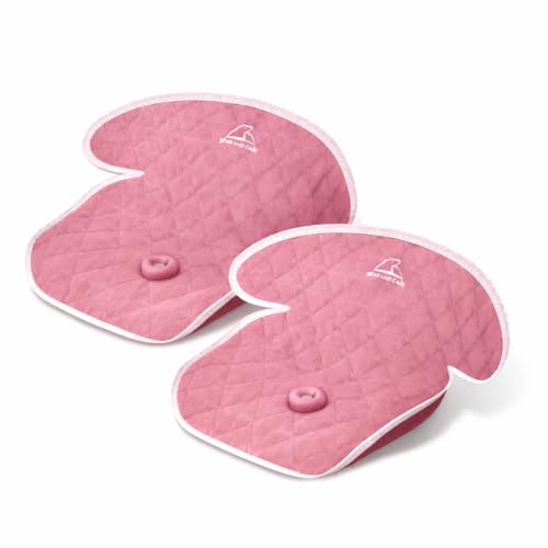 Bear and Care - Piddle Pads - Strollers, Bouncers & Car Seat Pad, Waterproof & Machine-Washable Cover on Car Potty for Toddler Toilet Training (Pink, 2 Count (Pack of 1)) - color: Pink, size: Pack of 2