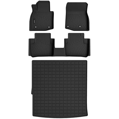 Auxko All Weather Floor Mats Cargo Mat for Mazda CX-50 Hybrid 2025 2026 TPE Liners All Season Accessories Guard Odorless Anti-Slip Floor Liners for Mazda CX50 Hybrid - size: Large