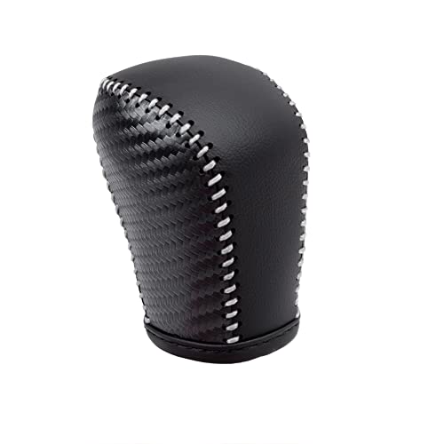Auto Car Leather Gear Shift Knob Cover for Honda Civic 10th Gen 2021 2020 2019 2018 2017 2016 Accessories (E) - color: E