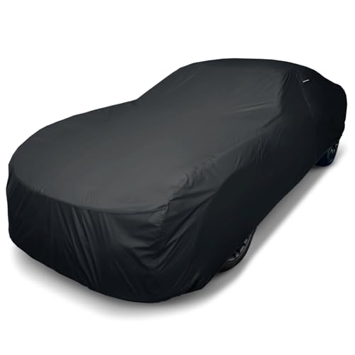 iCarCover Premium Custom Car Cover for 1966-1969 Jaguar 420 Heavy Duty Waterproof All Weather Rain Snow UV Sun Protector Custom Fit Full Exterior Indoor Outdoor Protection Car Cover (Black) - color: Black, size: 1. Jaguar 420 1966-1969