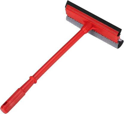 Car Squeegee with 15.9" Handle,Car Windshield Squeegee for Gas Station, Windows, Glass, Bathroom, Garage Cleaning, Rubber Blade Cleaner with Handle, Applicable to All Vehicles