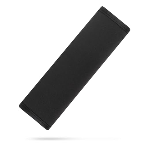 YR Seat Belt Cover for Kids, Soft Comfort Seat Belt Cushion for Children, Cute Cartoon Pattern Car Seat Belt Pads Cover for Girls and Boys, 1 Pack (Black) - color: Black