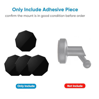 4 Pcs Adhesive Piece Magnet Replacement for Garmin Low-Profile Magnetic Mount,Only Windshield Sticky No Mount,for Garmin Dash Cam 67W(Low-Profile Magnetic car Frame Adhesive Sheets) - style: Low-profile magnetic car frame adhesive sheets