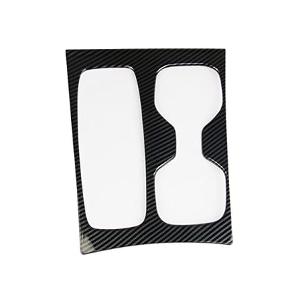 Carbon Fiber Center Console Gear Shift Cupholder Panel Cover Trim for Hyundai Tucson/Santa Cruz 2022-2026